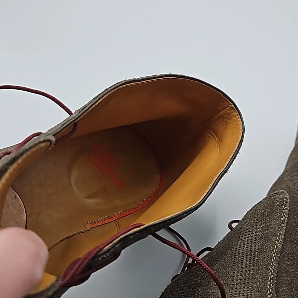 Greve 1898 4554.04  UK 8, suede plaid boots